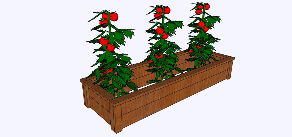 Cedar "Sebago" Garden Bed (Clear Weatherseal)