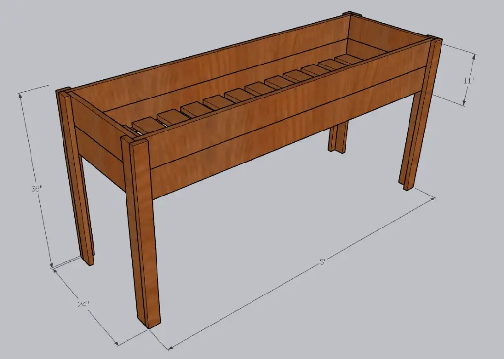 [Moosehead24] Cedar "Moosehead" Raised Garden Bed  